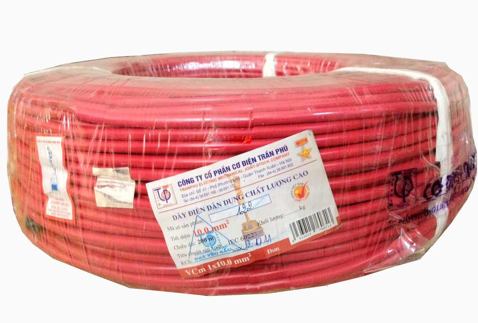 Tìm hiểu về dây điện dân dụng bọc nhựa PVC Trần Phú